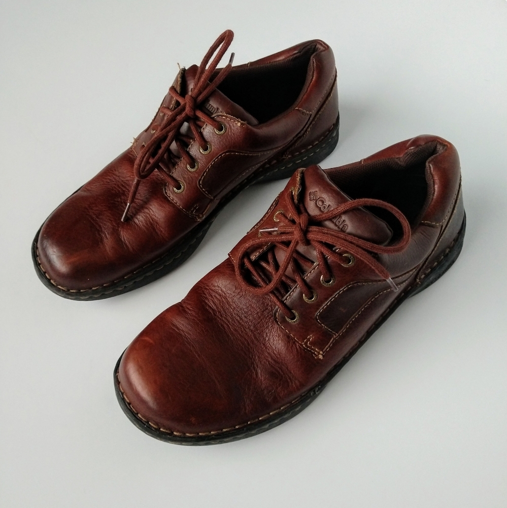 Columbia Brown Cherry Leather Charles Shoes 13